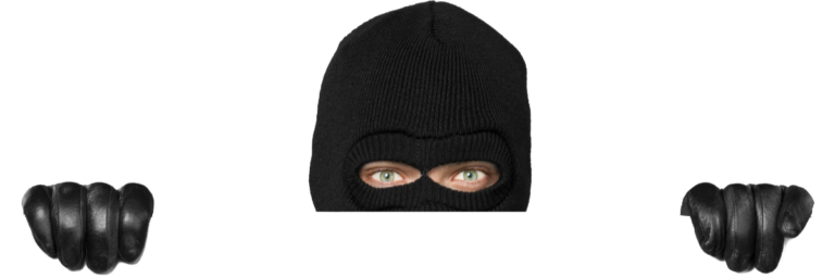 A thief looking at you