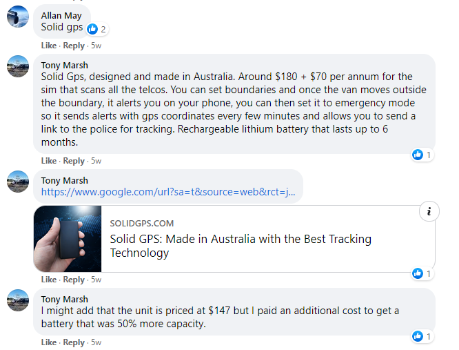 Solid GPS Car Testimonial 1