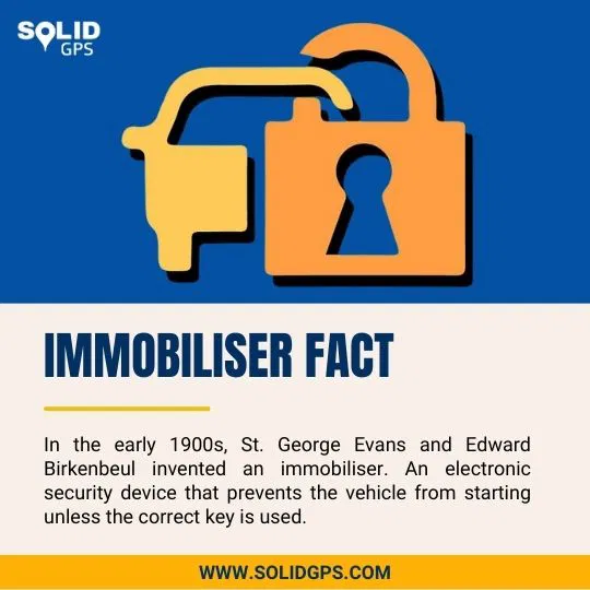 Did You Know? Immobiliser Facts Infographic highlighting a fact about vehicle immobilisers