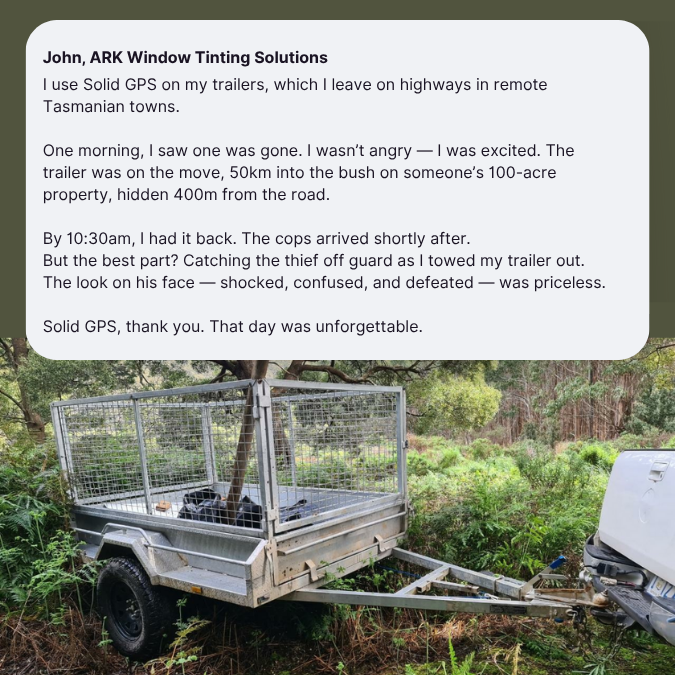 Trailer Recovery Story With Solid GPS Trailer Recovery Story With Solid GPS