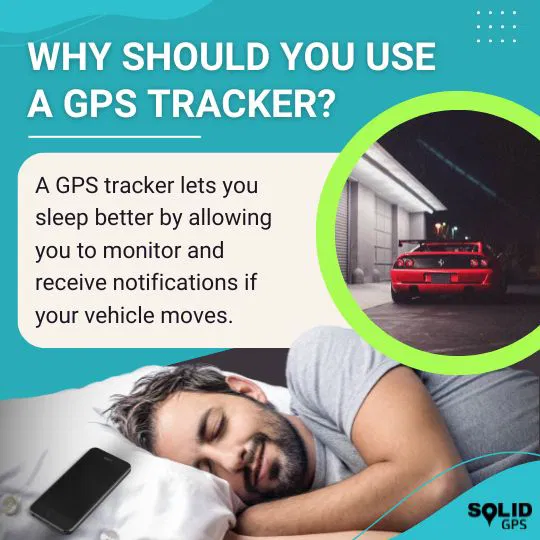 Why Should You Use a GPS Tracker? Infographic explaining why you should use a GPS tracker