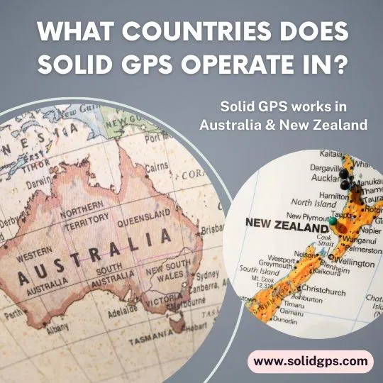 What Countries Does Solid GPS Operate In? Infographic explaining which countries Solid GPS operates in